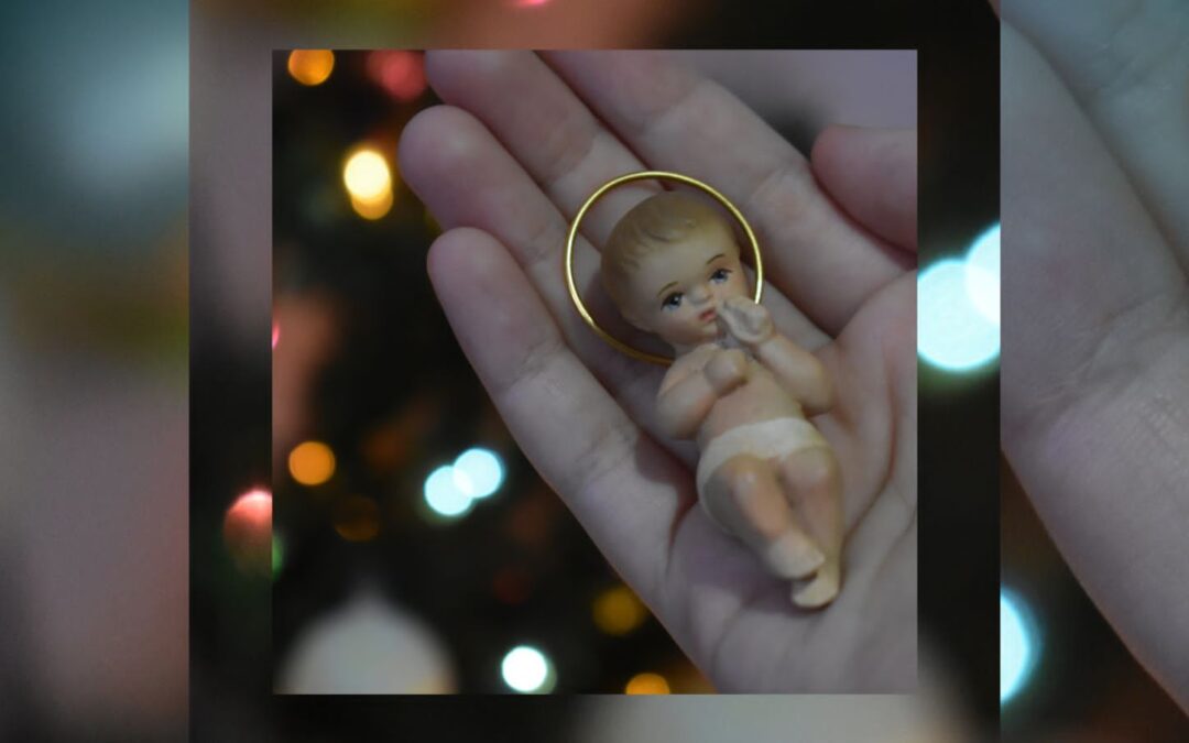 Encontro dos nenos co noso Bispo e bendición de imaxes do Neno Xesús