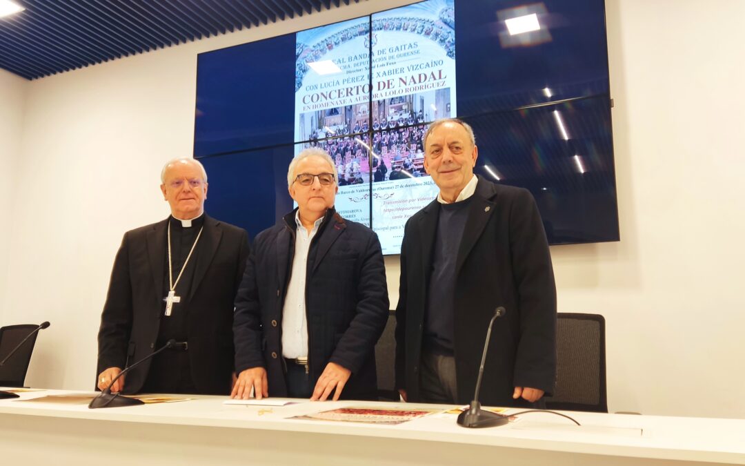 Presentación do Concierto de Nadal da Real Banda de Gaitas da Deputación de Ourense