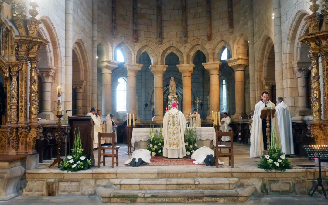 Ordenación diaconal en Oseira