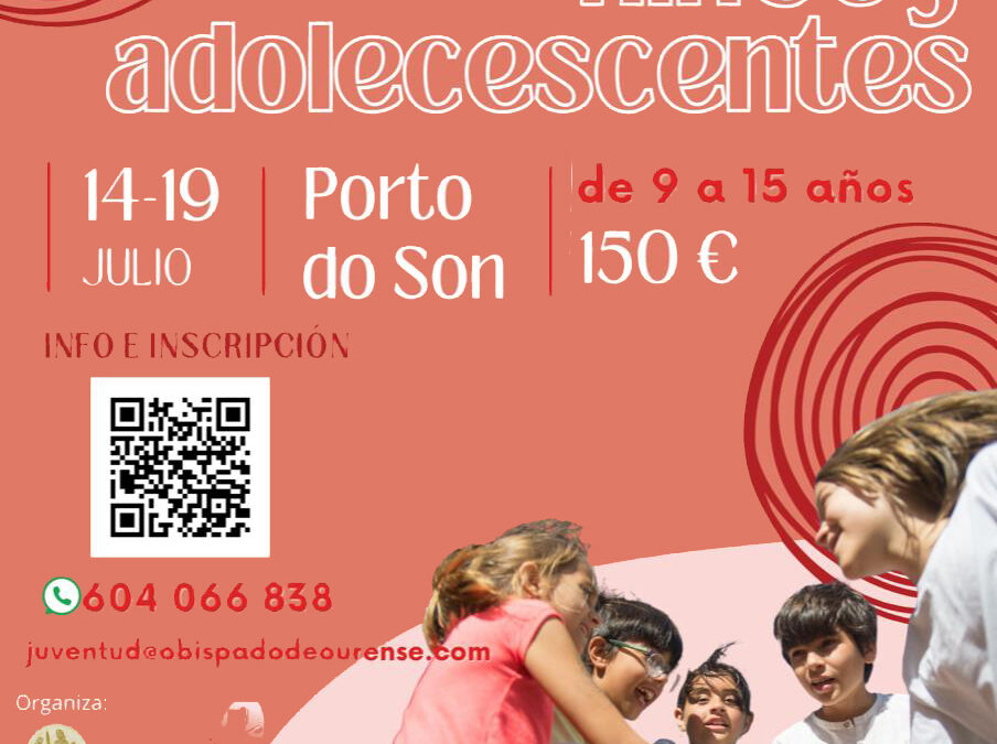 Convivencia de verano para niños y jóvenes en Porto do Son