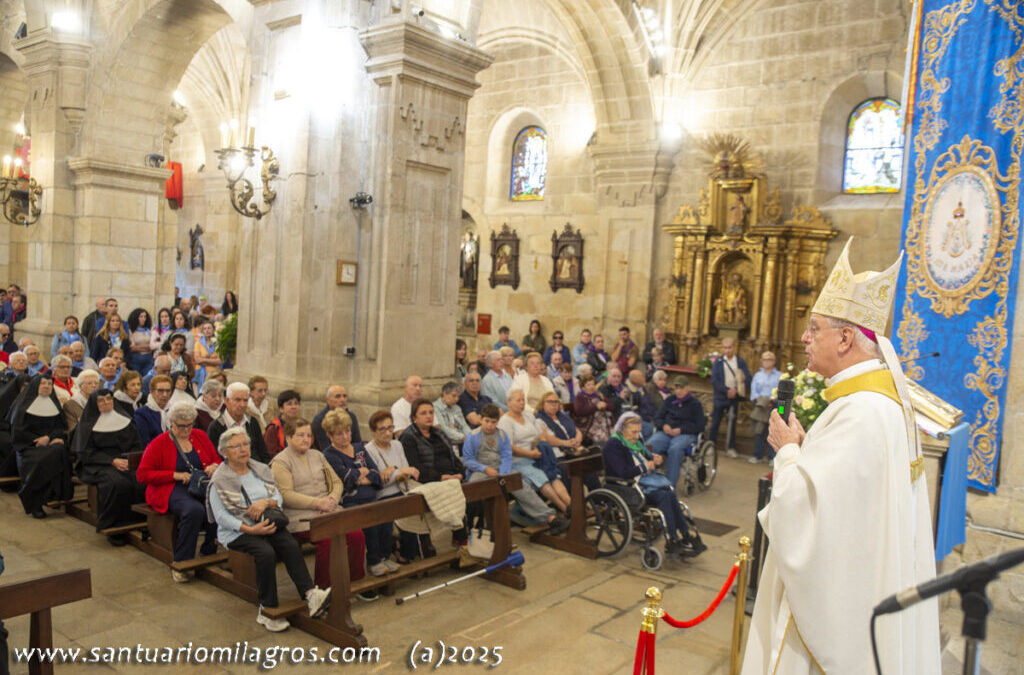 Día de las personas mayores y de los enfermos en el santuario de Los Milagros