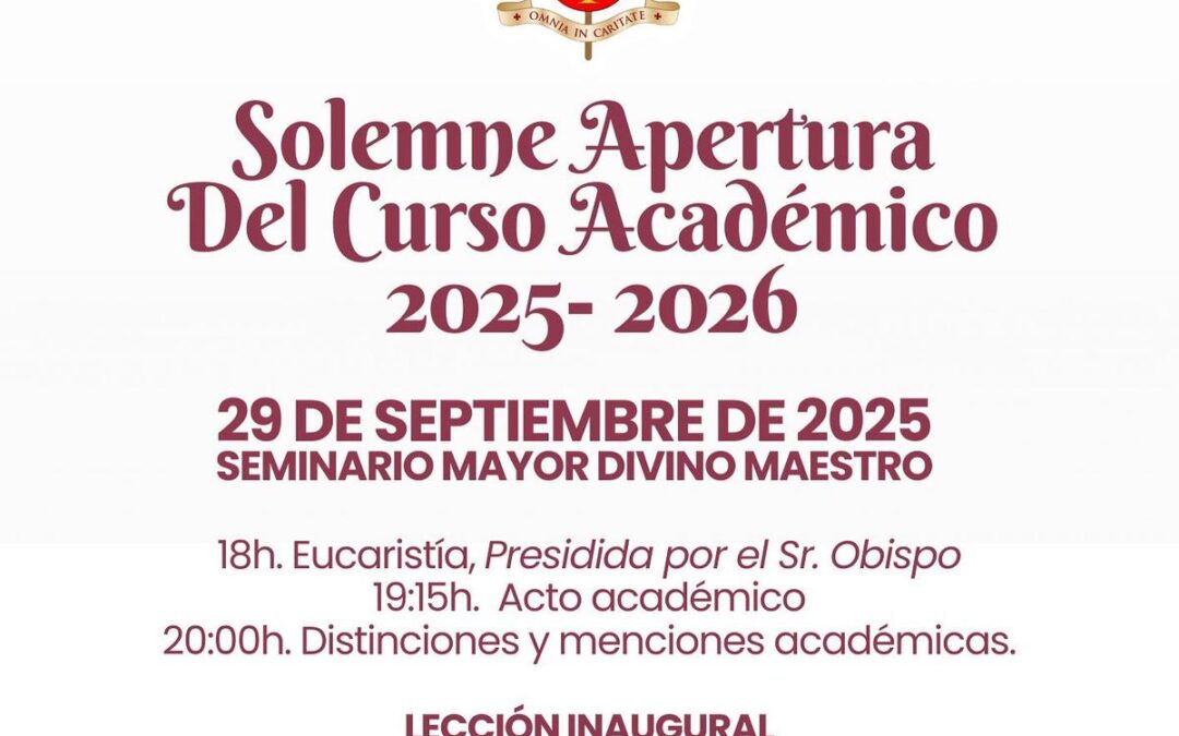 Solemne Apertura del curso académico 2025-2026
