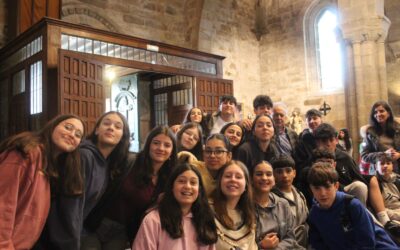 Encontro de alumnos da clase de Relixión
